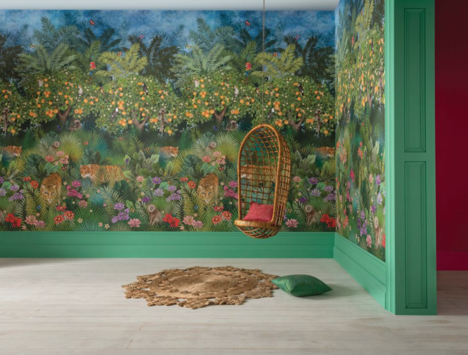 Matthew Williamson wallpaper at London Design Week